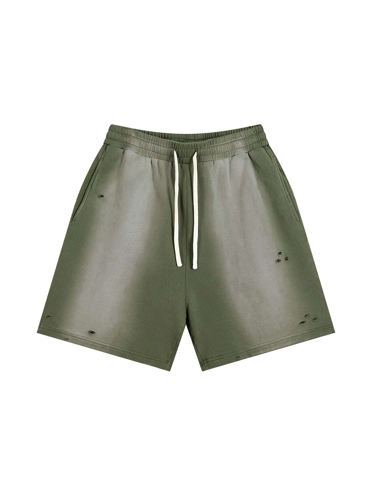 Olive Fade Shorts